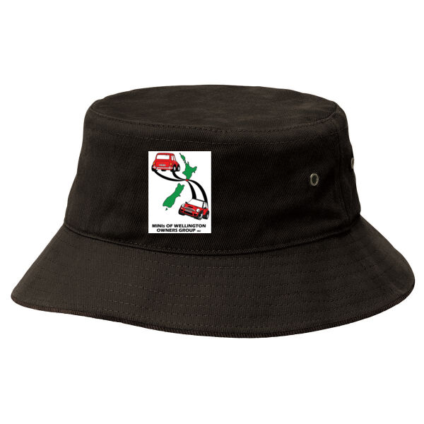 MOWOG Club Bucket Hat - Black Logo Thumbnail