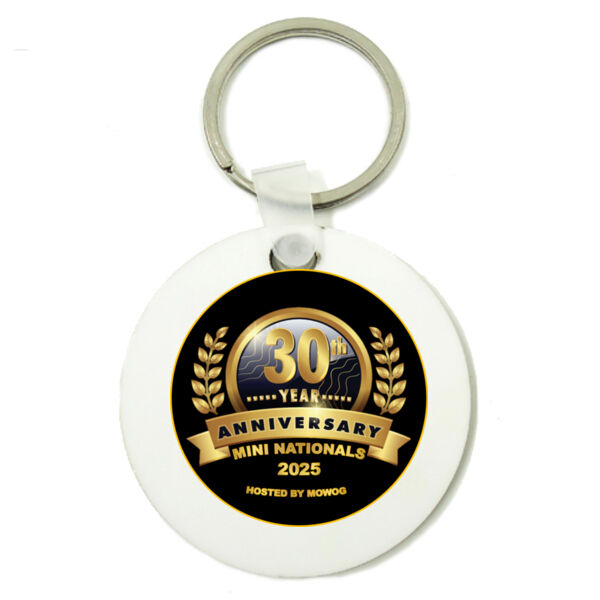 Mini Nationals 2025 Key Ring Thumbnail