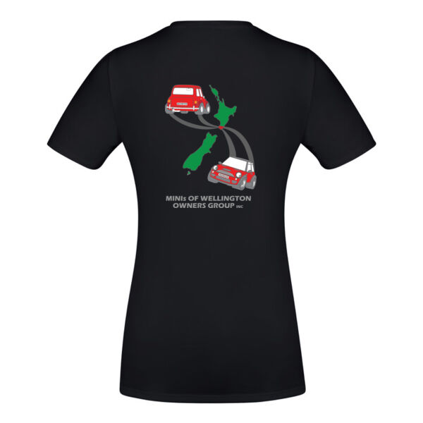 MOWOG Club Ladies Tee 2 - Grey Logo (Rear) Thumbnail